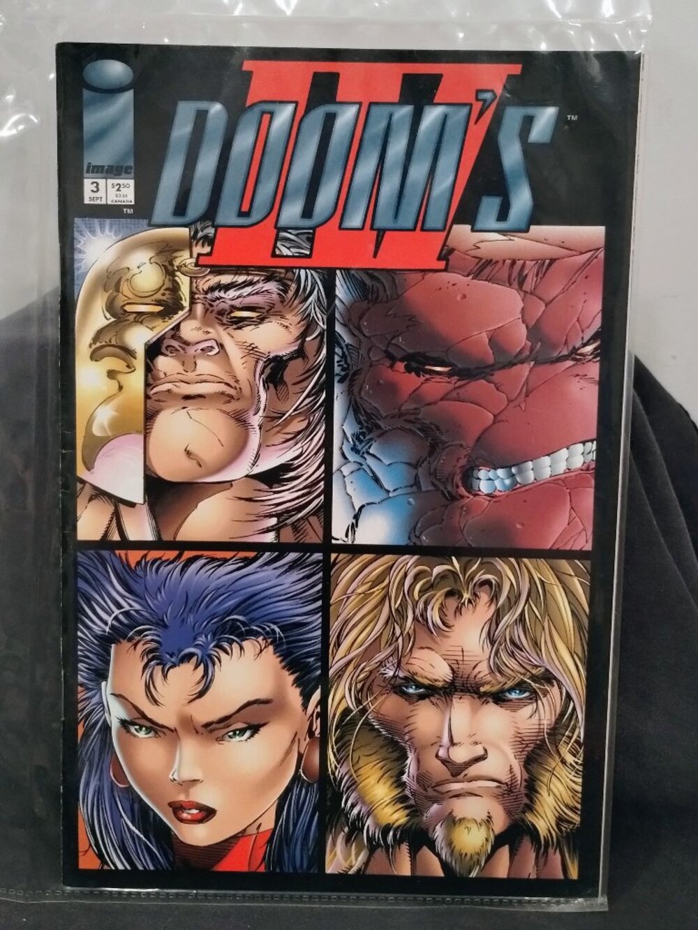 Doom's IV #3 Image Comics 1994 - Vintage NBA Jam Sega CD / Game Boy Ad Back